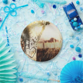 Rustikale Hochzeit von Baum- und Lichterketten Pappteller (Party)