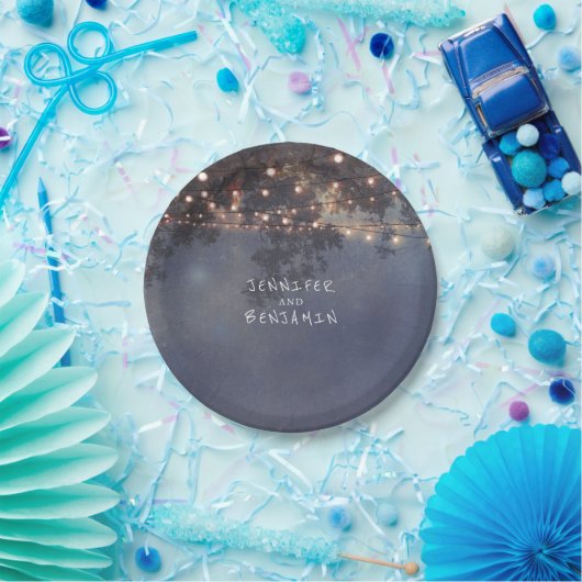 Rustikale Hochzeit von Baumrinden Pappteller (Party)