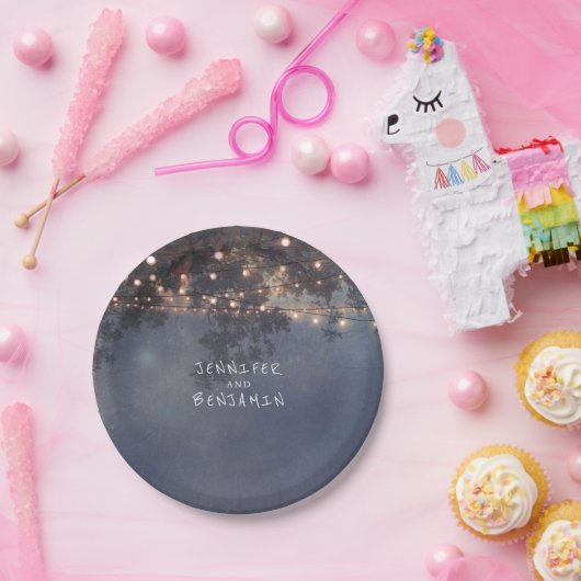 Rustikale Hochzeit von Baumrinden Pappteller (Party)