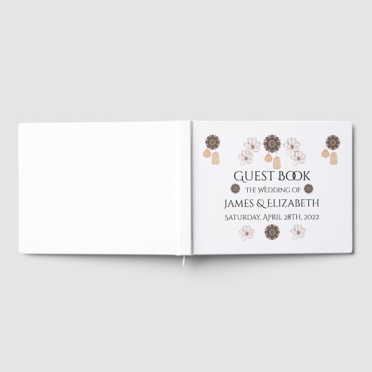 Rustikale Hochzeit von Boho Gästebuch (Voll)