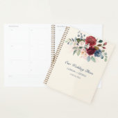 Rustikale Hochzeit von Burgundy Greenery Planer (Anzeige)