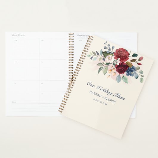 Rustikale Hochzeit von Burgundy Greenery Planer (Anzeige)