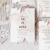 Rustikale Hochzeit von Erdbeben Save The Date