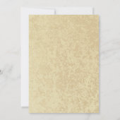 Rustikale Hochzeit von Industriegütern Einladung (Rückseite)