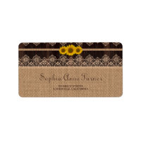 Rustikale Hochzeit von Lace Burlap Wood