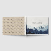 Rustikale Hochzeit von Pinienwäldern Gästebuch (Voll)