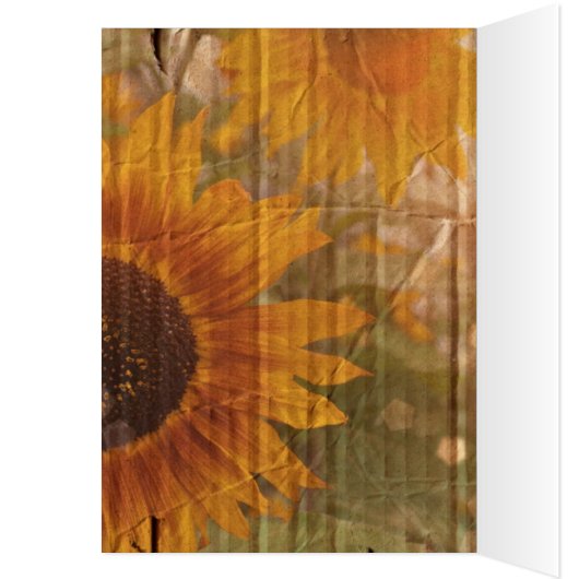 rustikale Hochzeit von Sonnenblumen (Innen (Links))