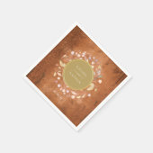 Rustikale Hochzeit von Waldgärten Serviette (Ecke)