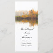 Rustikale Hochzeiten im Herbst Programm (Vorderseite)