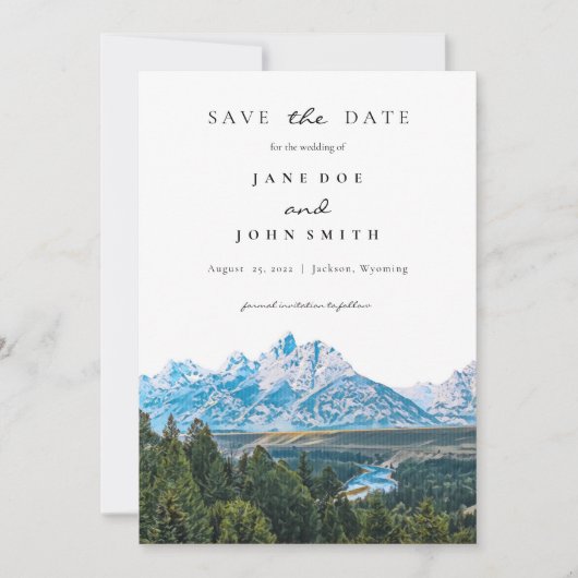 Rustikale Hochzeiten retten das Datum Save The Date (Vorderseite)
