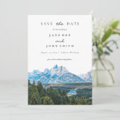 Rustikale Hochzeiten retten das Datum Save The Date (Stehend Vorderseite)
