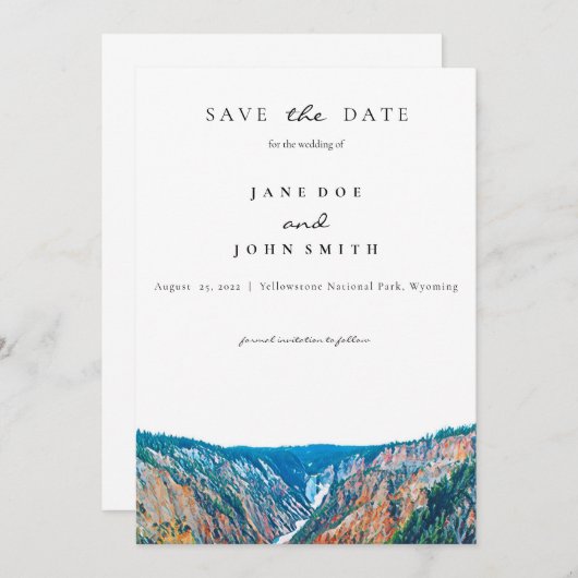 Rustikale Hochzeiten Save The Date (Vorne/Hinten)
