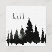 Rustikale Hochzeitkarte Begleitkarte (Rückseite)