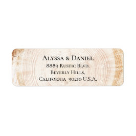 Rustikale Hochzeits-Holzmaserung Baumrinden-Ring M