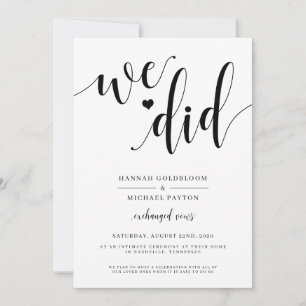 Rustikale Hochzeitsankündigung Einladung