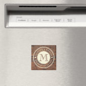 Rustikale Hochzeitscreme Magnet (In Situ (Geschirrspüler))