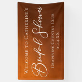 Rustikale Hochzeitsdusche Persönlicher Willkommen Banner (Vertikal)