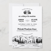 Rustikale Hochzeitseinladung Einladung (Vorderseite)