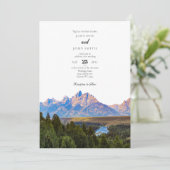 Rustikale Hochzeitseinladung Einladung (Stehend Vorderseite)