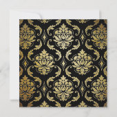 Rustikale Hochzeitseinladung Einladung (Rückseite)