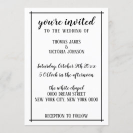 Rustikale Hochzeitseinladung Einladung