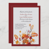 Rustikale Hochzeitseinladungen Einladung (Vorne/Hinten)