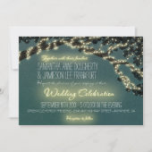 Rustikale Hochzeitseinladungen für die verzauberte Einladung (Vorderseite)