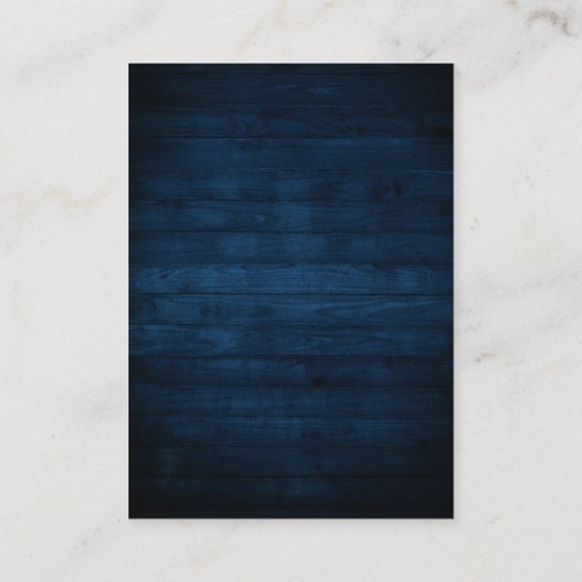 Rustikale Hochzeitsempfehlung für holznacktes Hoch Begleitkarte (Rückseite)