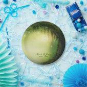 Rustikale Hochzeitsempfehlung für verzauberten Wal Pappteller (Party)