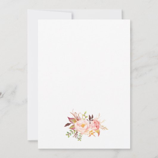 Rustikale Hochzeitsfeier-06 Einladung (Rückseite)