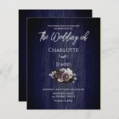 Rustikale Hochzeitsfeier aus Holz (Vorne/Hinten)