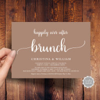 Rustikale Hochzeitsfeier glücklich immer nach dem 