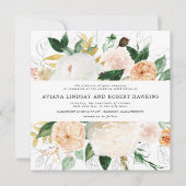 Rustikale Hochzeitsfeier im Herbst Einladung (Vorderseite)