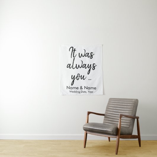 Rustikale Hochzeitsfeier im Hintergrund Wandteppich (Beispiel)