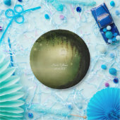 Rustikale Hochzeitsfeier in verzaubertem Wald - Te Pappteller (Party)