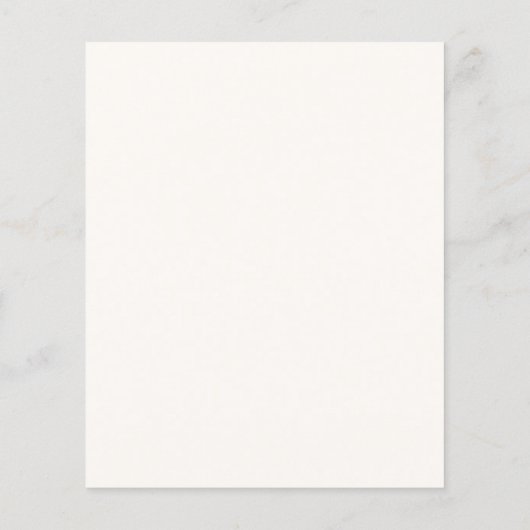 Rustikale Hochzeitsfeier mit Wasserfarben (Rückseite)