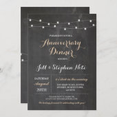 Rustikale Hochzeitsfeier Party Einladung (Vorne/Hinten)