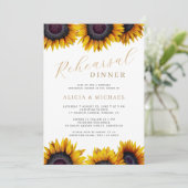 Rustikale Hochzeitsfeier Probe Einladung (Stehend Vorderseite)