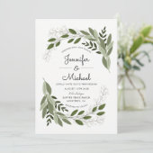 Rustikale Hochzeitsfeiern - Einladung zur Hochzeit (Stehend Vorderseite)