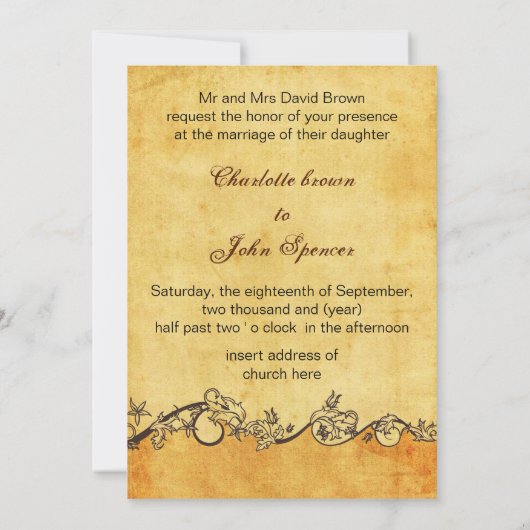 rustikale Hochzeitsfeiern, Vintag, Anker, Wassersp Einladung (Rückseite)