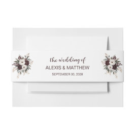 Rustikale Hochzeitsheime Einladungsbanderole