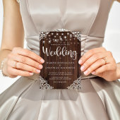 Rustikale Hochzeitshilfen aus Holz