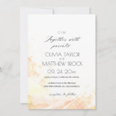 Rustikale Hochzeitshochzeit Einladung (Vorderseite)