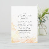 Rustikale Hochzeitshochzeit Einladung (Stehend Vorderseite)