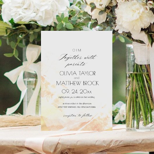 Rustikale Hochzeitshochzeit Einladung