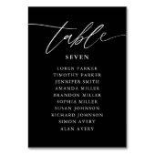 Rustikale Hochzeitskalibrierung Tischnummer (Vorderseite)