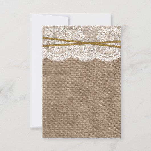 Rustikale Hochzeitskarten für Sonnenblumen RSVP Karte (Rückseite)