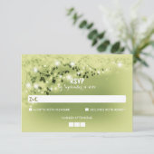 Rustikale Hochzeitskarten RSVP Karte (Stehend Vorderseite)