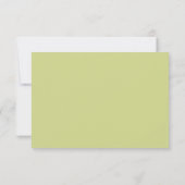 Rustikale Hochzeitskarten RSVP Karte (Rückseite)