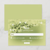 Rustikale Hochzeitskarten RSVP Karte (Vorne/Hinten)